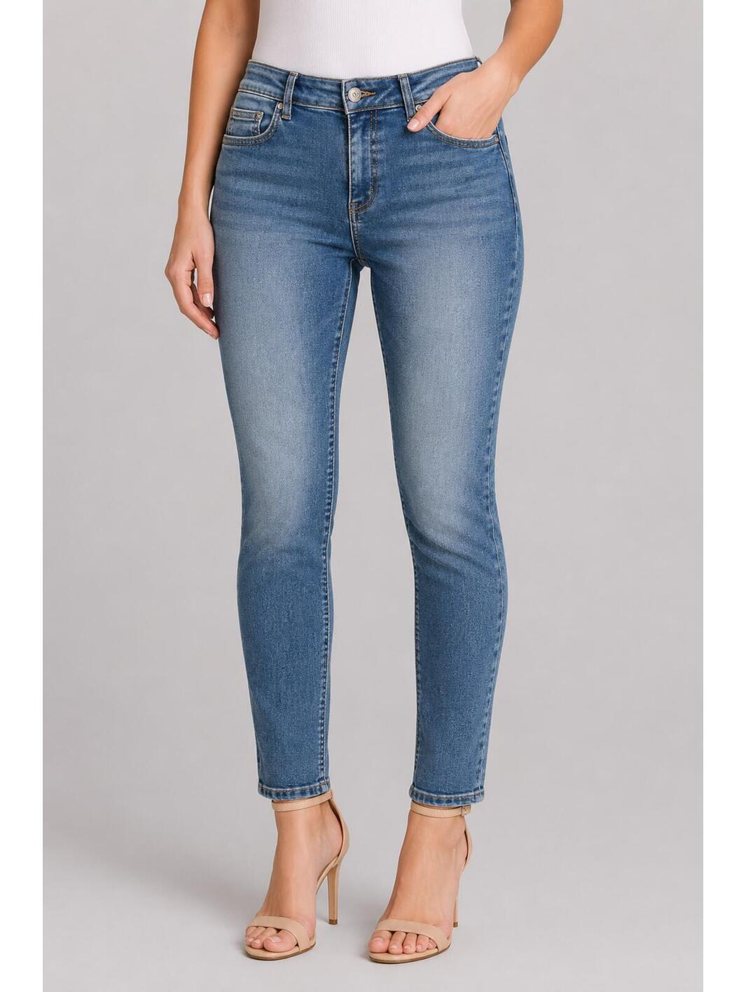 Nwt Piombo Women's Blue Wash Denim Pants Size 10